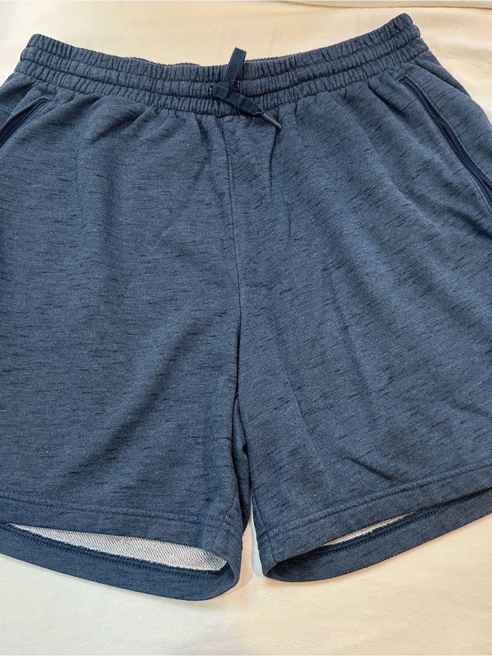 adidas Men's Heather Navy Performance Athletic Shorts